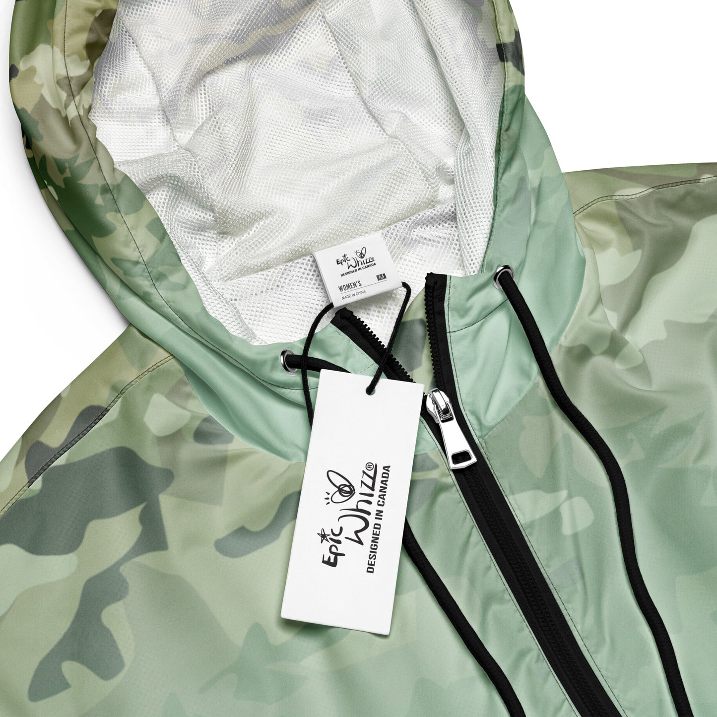 Epic Edgewater Camouflage_Women’s Cropped Windbreaker