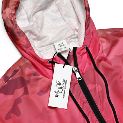 Epic Brink Pink Camouflage_Women’s Cropped Windbreaker