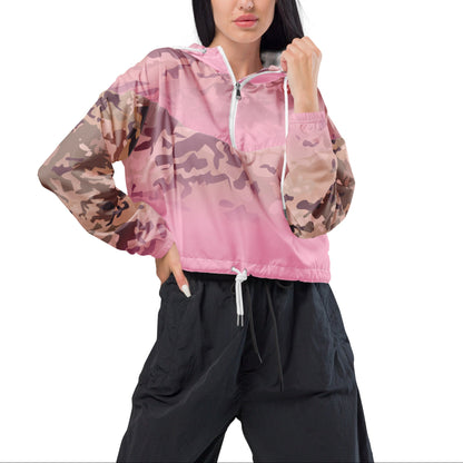 Epic Melanie Camouflage_Women’s Cropped Windbreaker