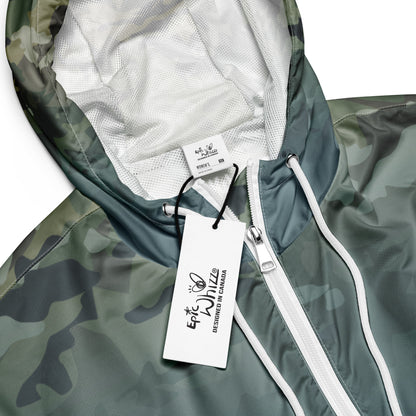 Epic Gothic Camouflage_Women’s Cropped Windbreaker