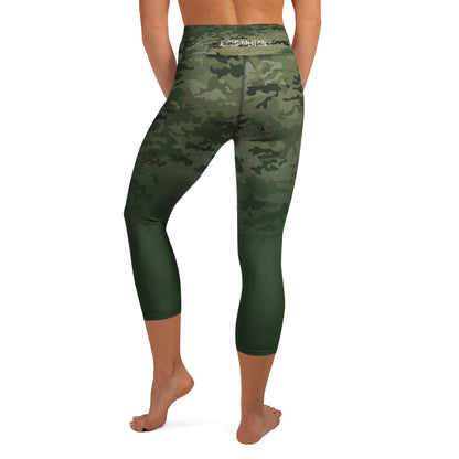 Epic Myrtle Camouflage_Yoga Capri Leggings