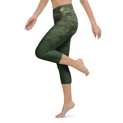 Epic Myrtle Camouflage_Yoga Capri Leggings