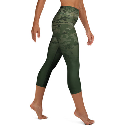 Epic Myrtle Camouflage_Yoga Capri Leggings