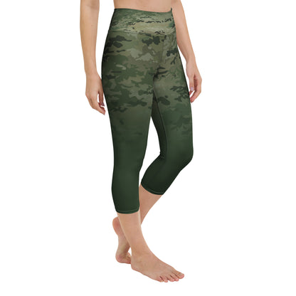 Epic Myrtle Camouflage_Yoga Capri Leggings