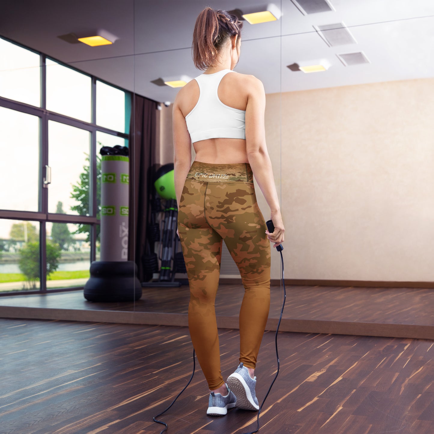 Epic Rich Gold Camouflage_Yoga Leggings