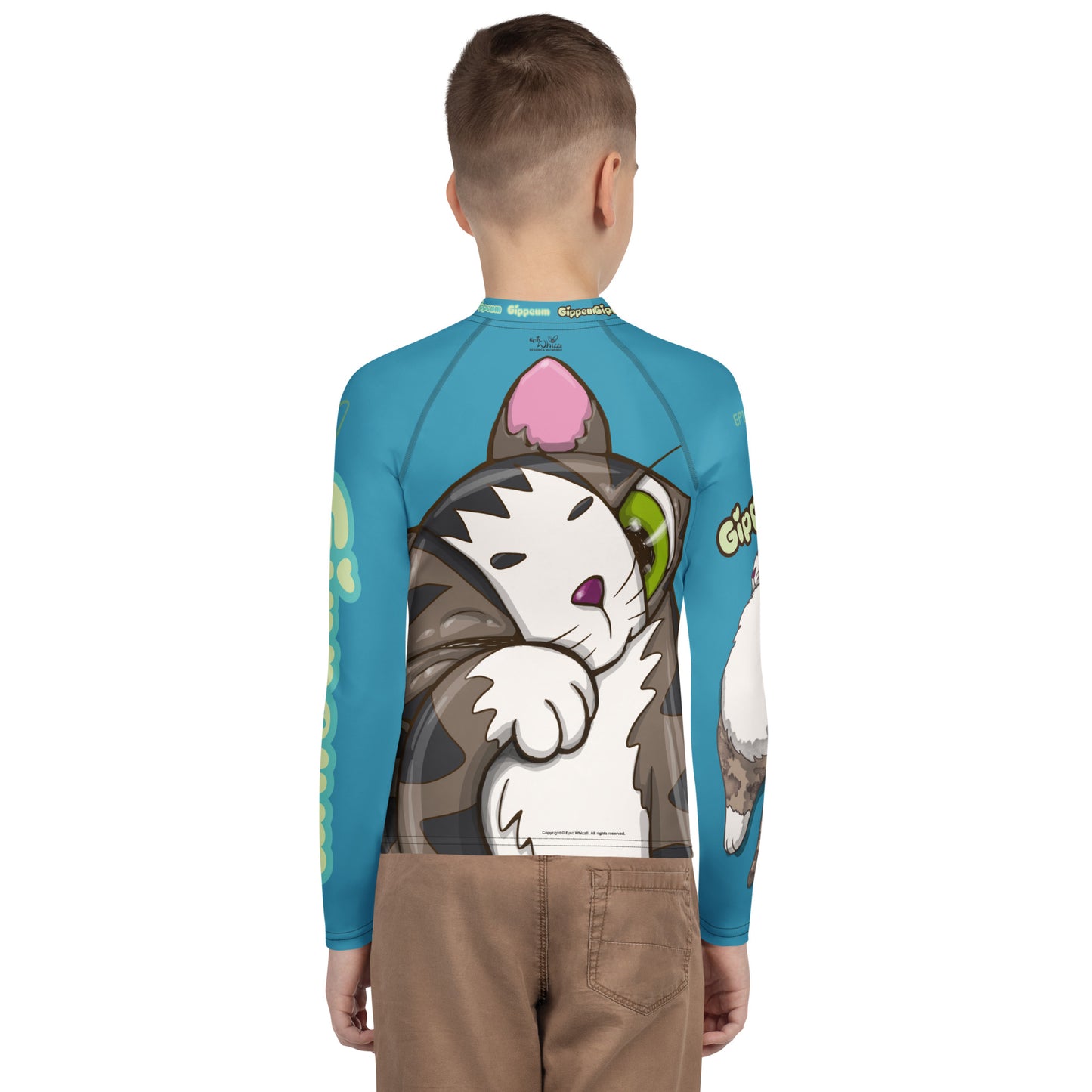 Gippeum-Blue_Youth Rash Guard