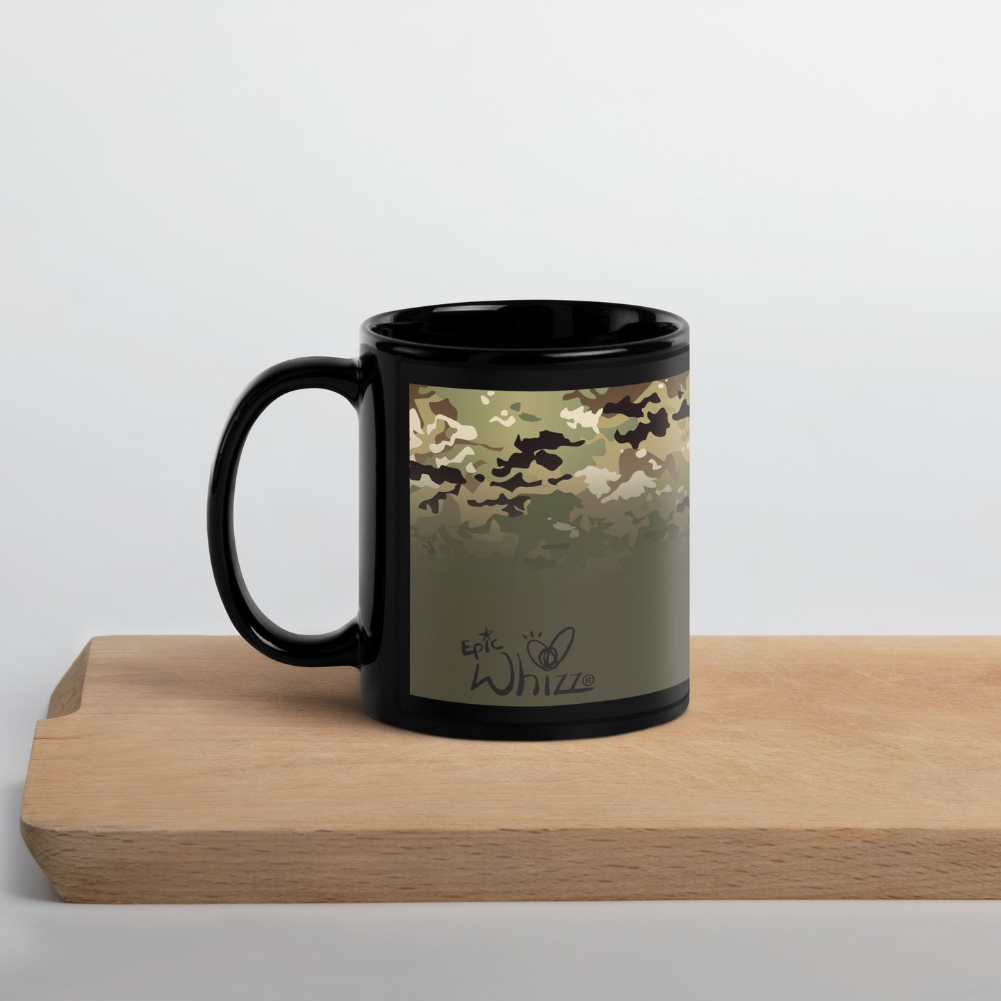 Epic Whizz® Camouflage-1_Black Glossy Mug