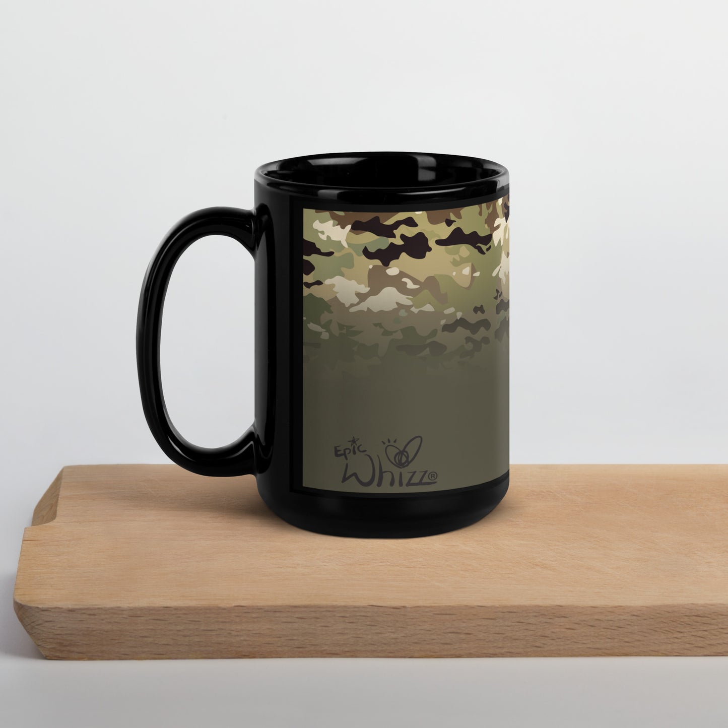 Epic Whizz® Camouflage-1_Black Glossy Mug