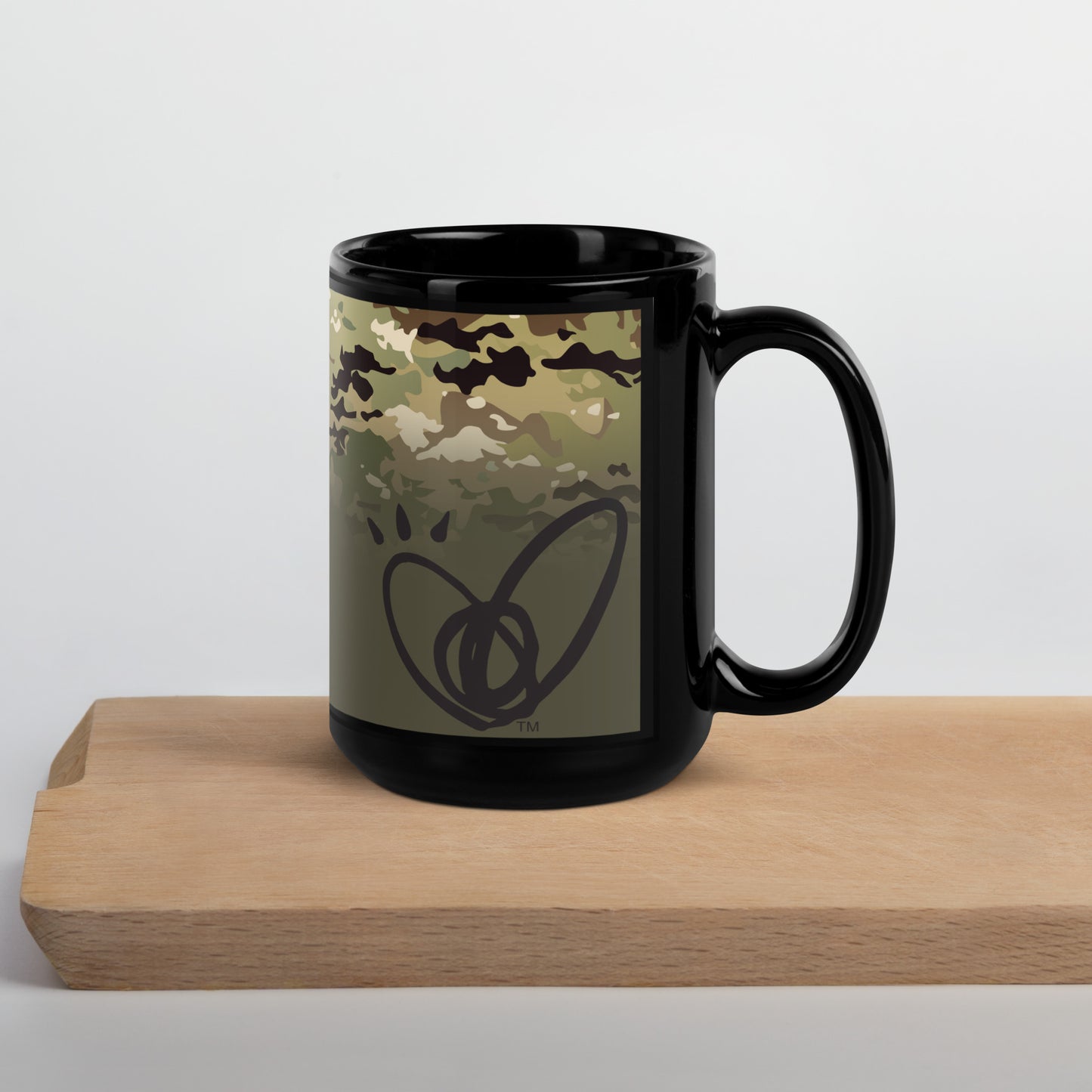 Epic Whizz® Camouflage-1_Black Glossy Mug