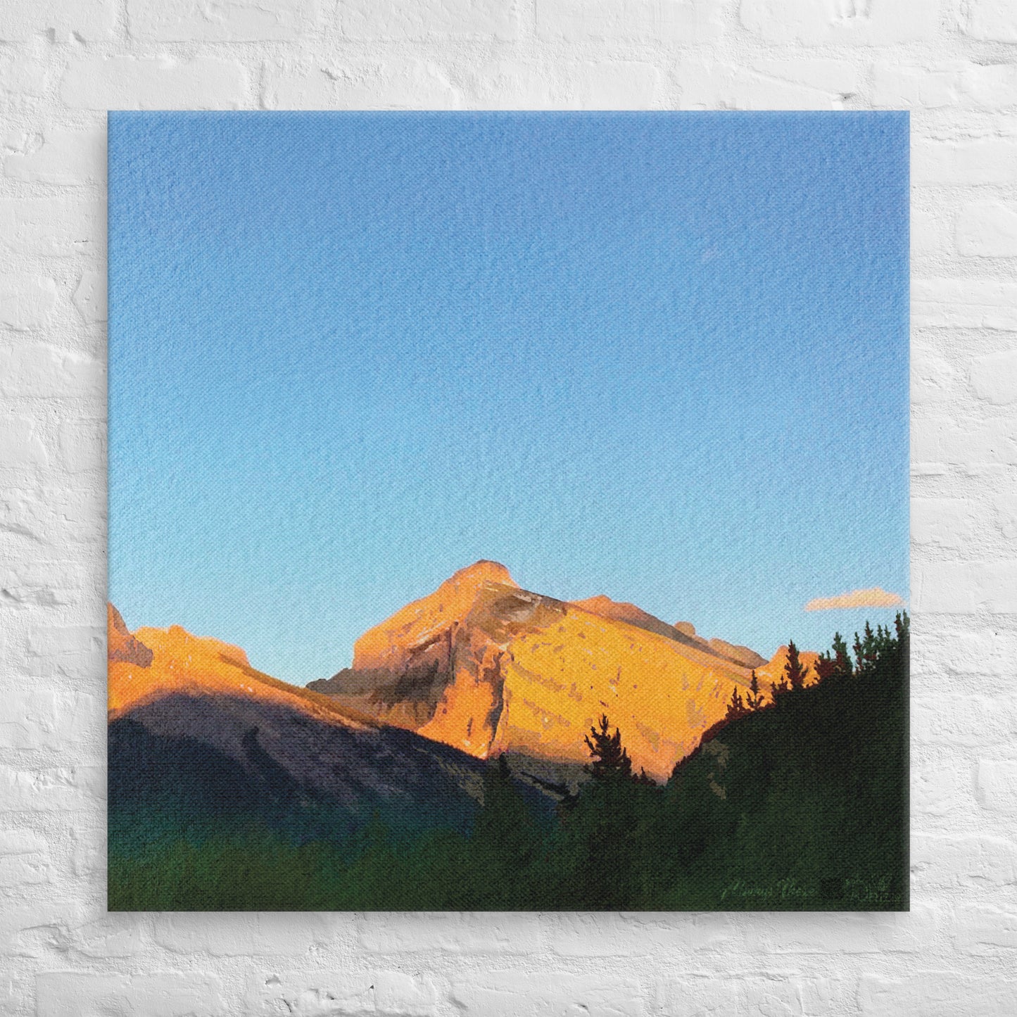 Always There_Sunset in the Rockies_Canvas_2