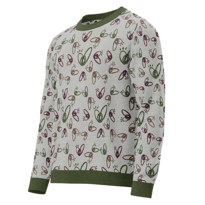 Epic Whizz® Heart_Knitted Crew Neck Sweater