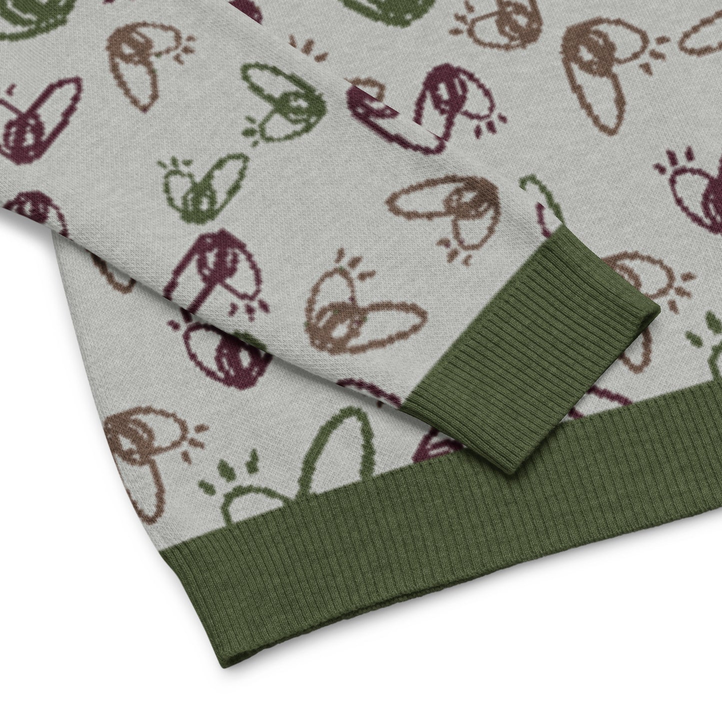 Epic Whizz® Heart_Knitted Crew Neck Sweater