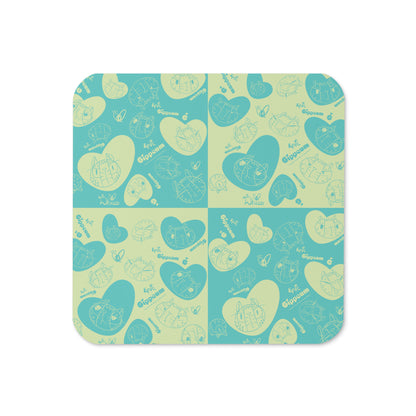 Gippeum-Pattern_Cork-Back Coaster