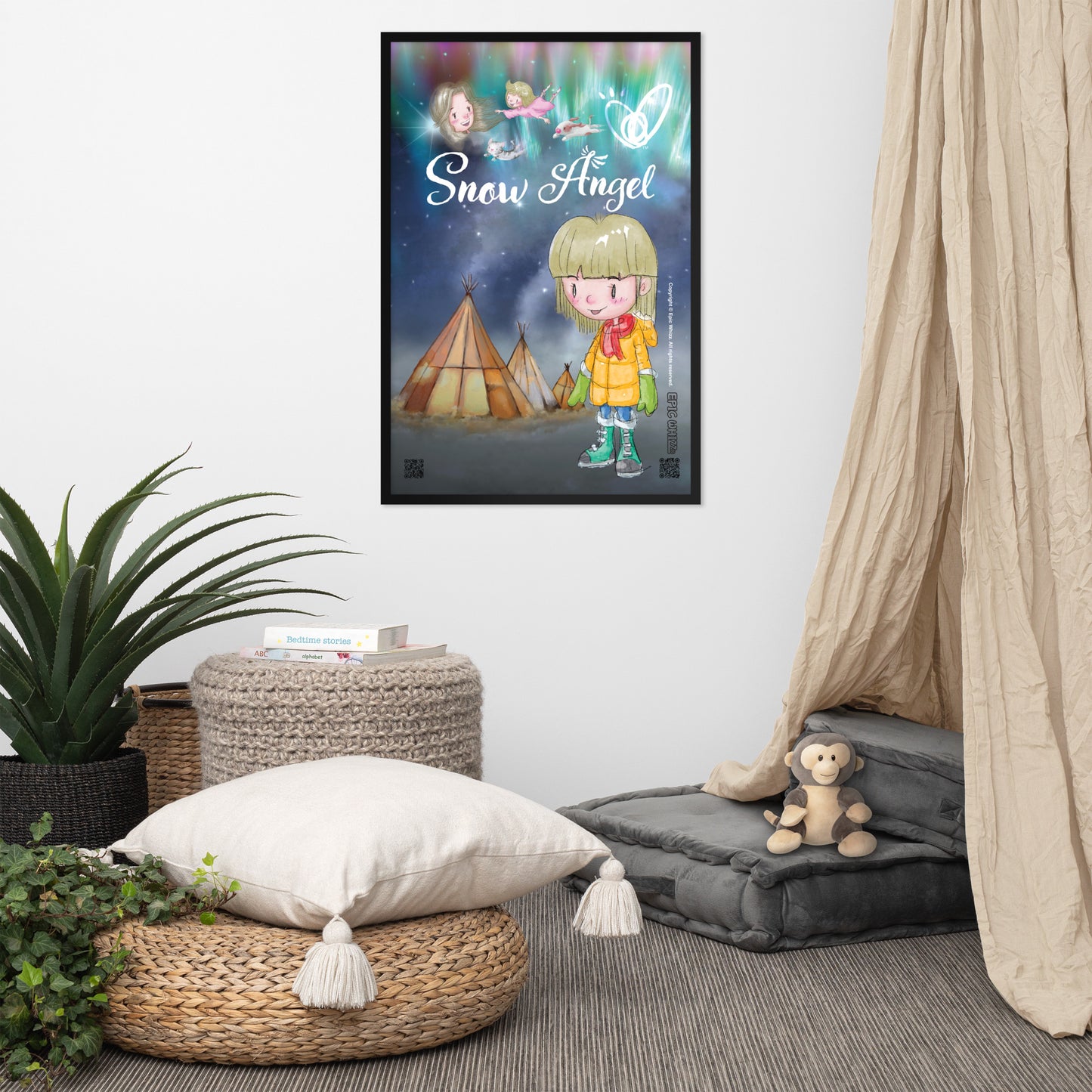 Anna_Enhanced Matte Paper_Framed Poster