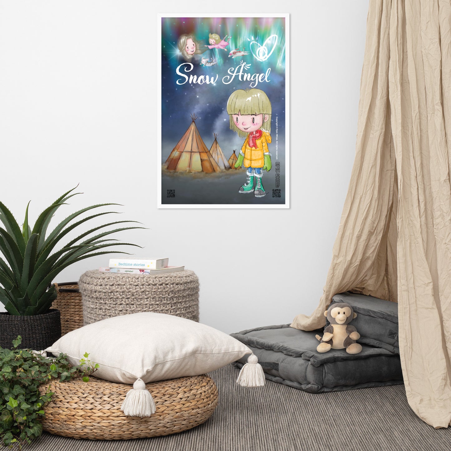 Anna_Enhanced Matte Paper_Framed Poster