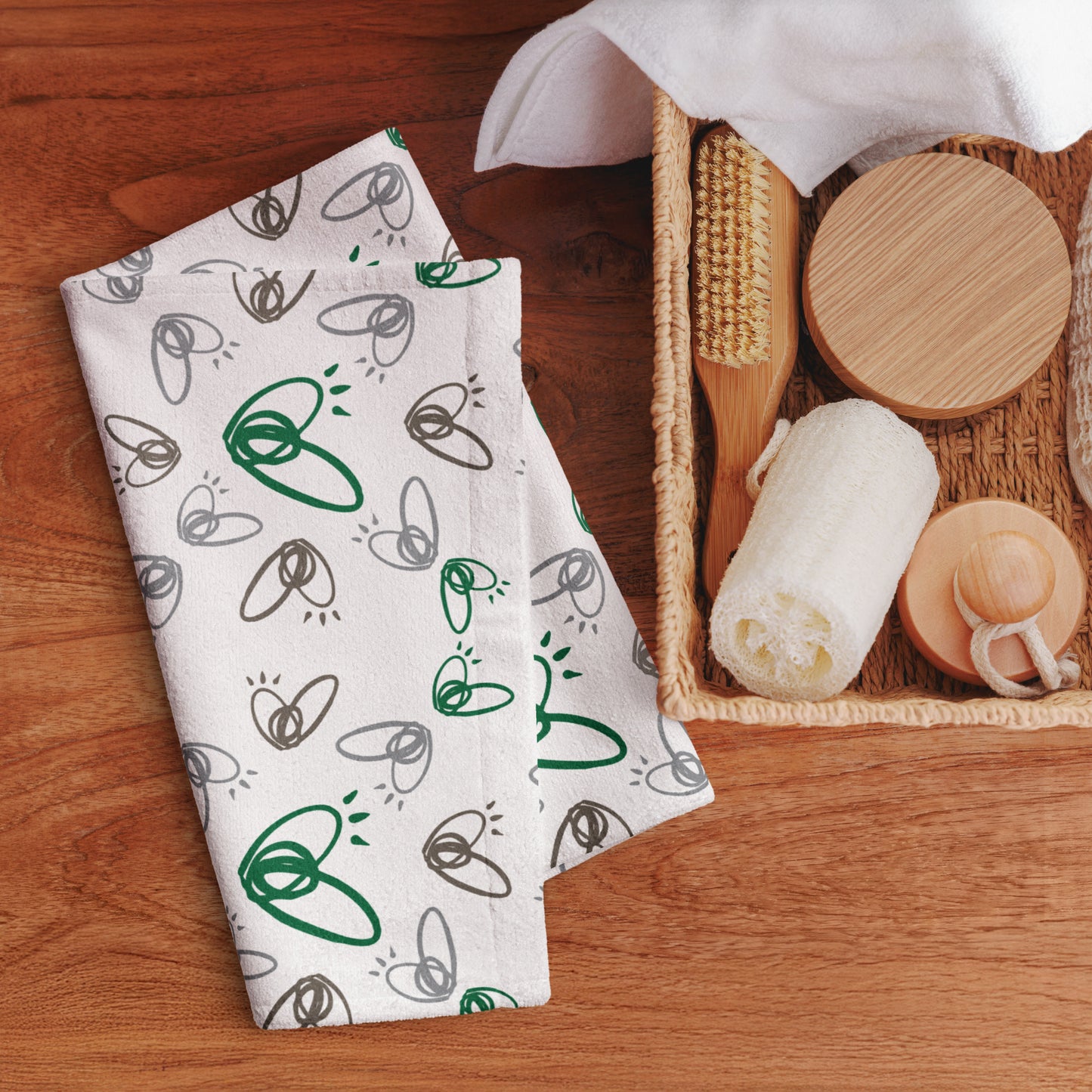 Epic Whizz® Heart Pattern_Hand Towel