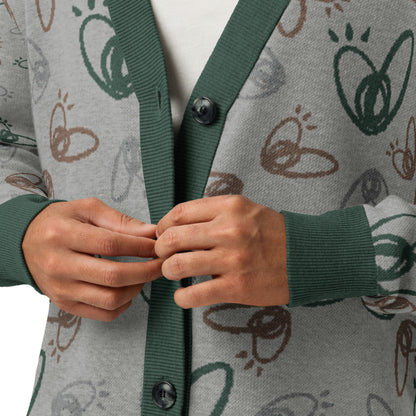 Epic Whizz® Heart_Pattern_Knitted Cardigan