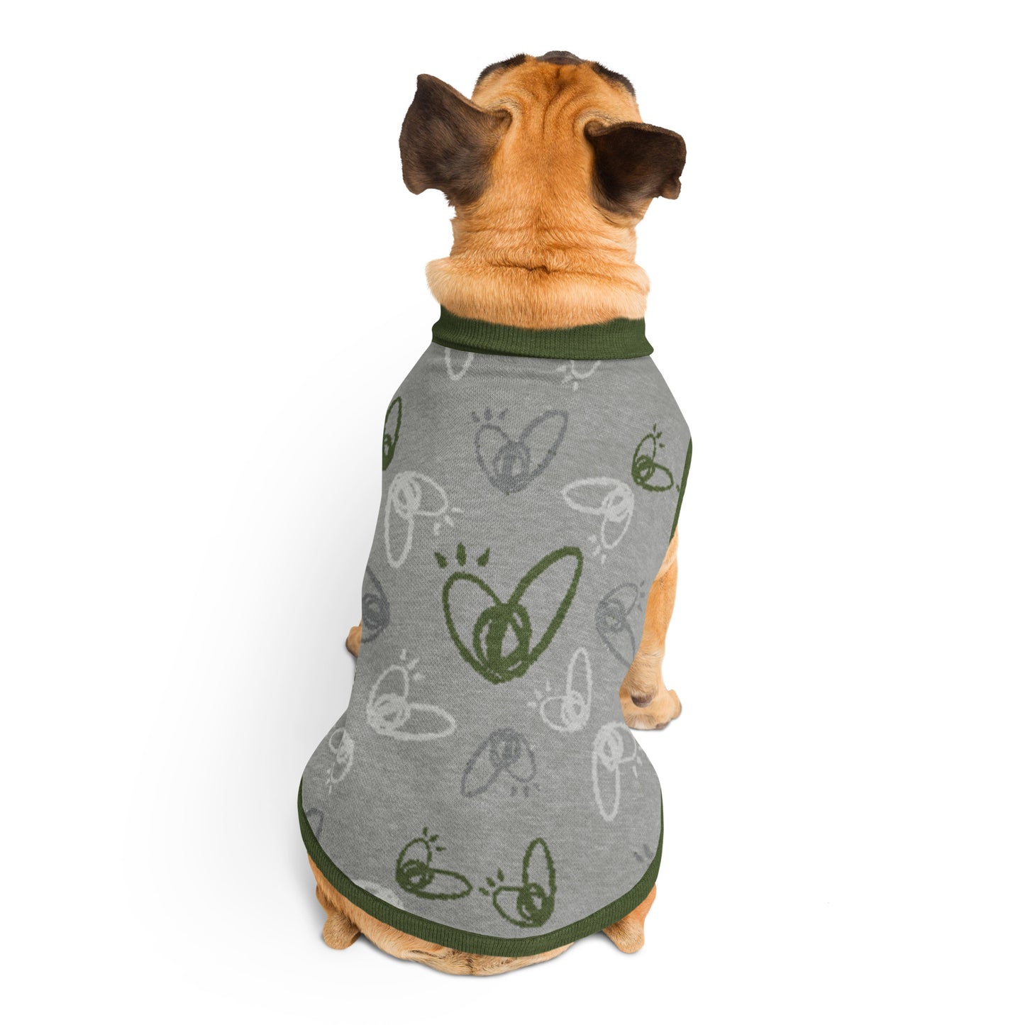 Epic Whizz® Heart Pattern_Knitted Pet Sweater