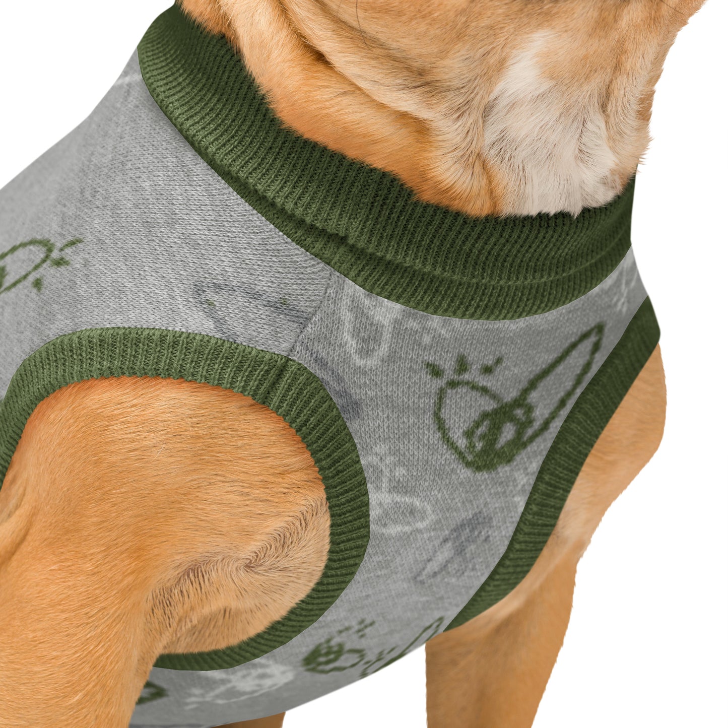 Epic Whizz® Heart Pattern_Knitted Pet Sweater