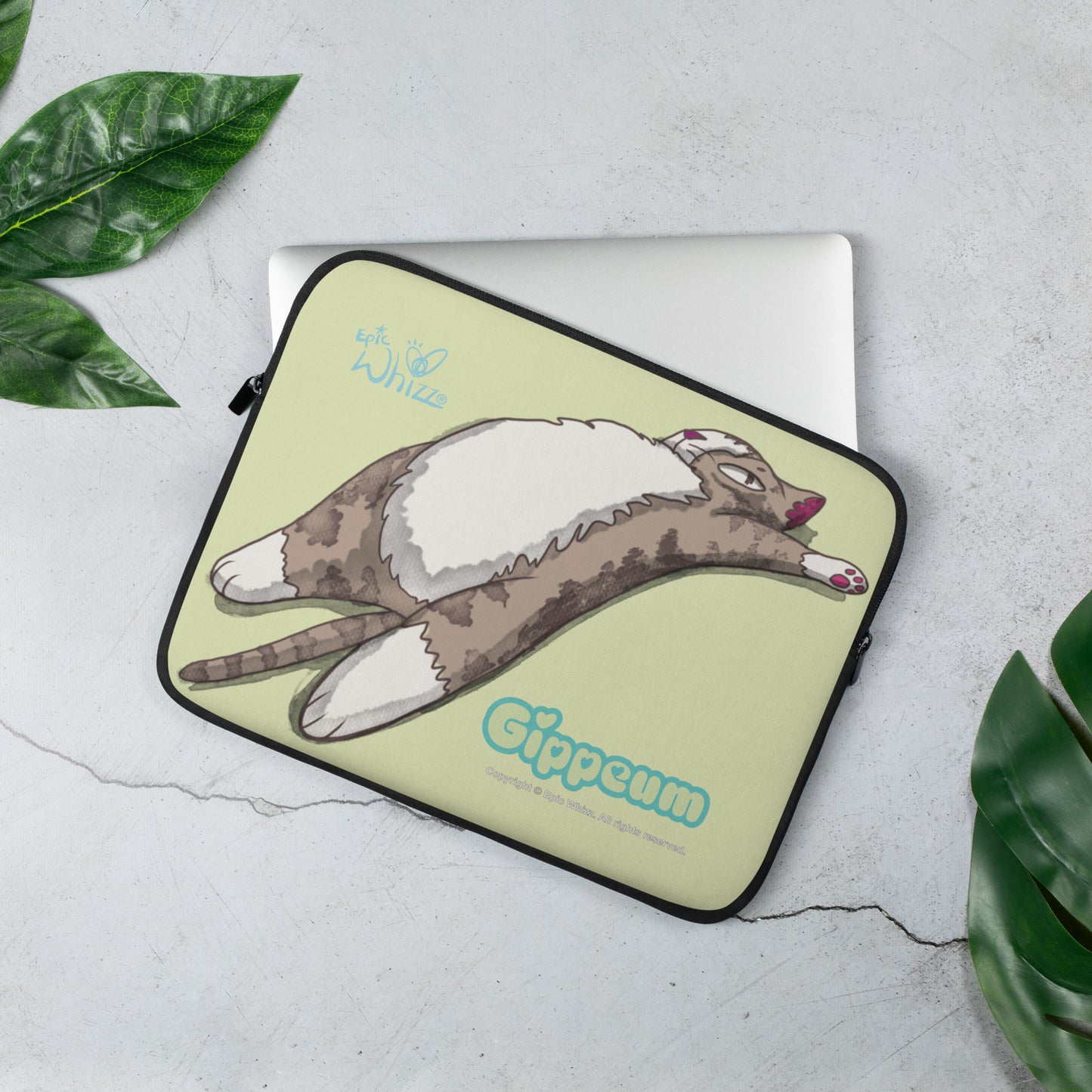 Gippeum-Snow Flurry_Laptop Sleeve
