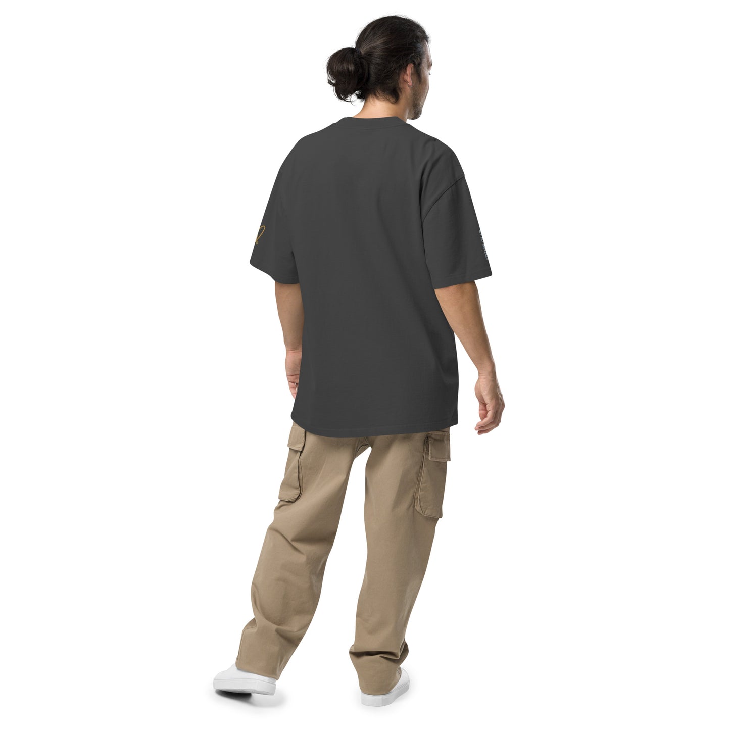 Epic Whizz® Logo Embroidered_Oversized Faded T-shirt