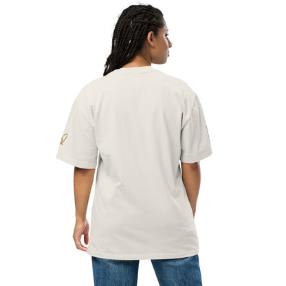 Epic Whizz® Logo Embroidered_Oversized Faded T-shirt
