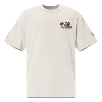 Epic Whizz® Logo Embroidered_Oversized Faded T-shirt