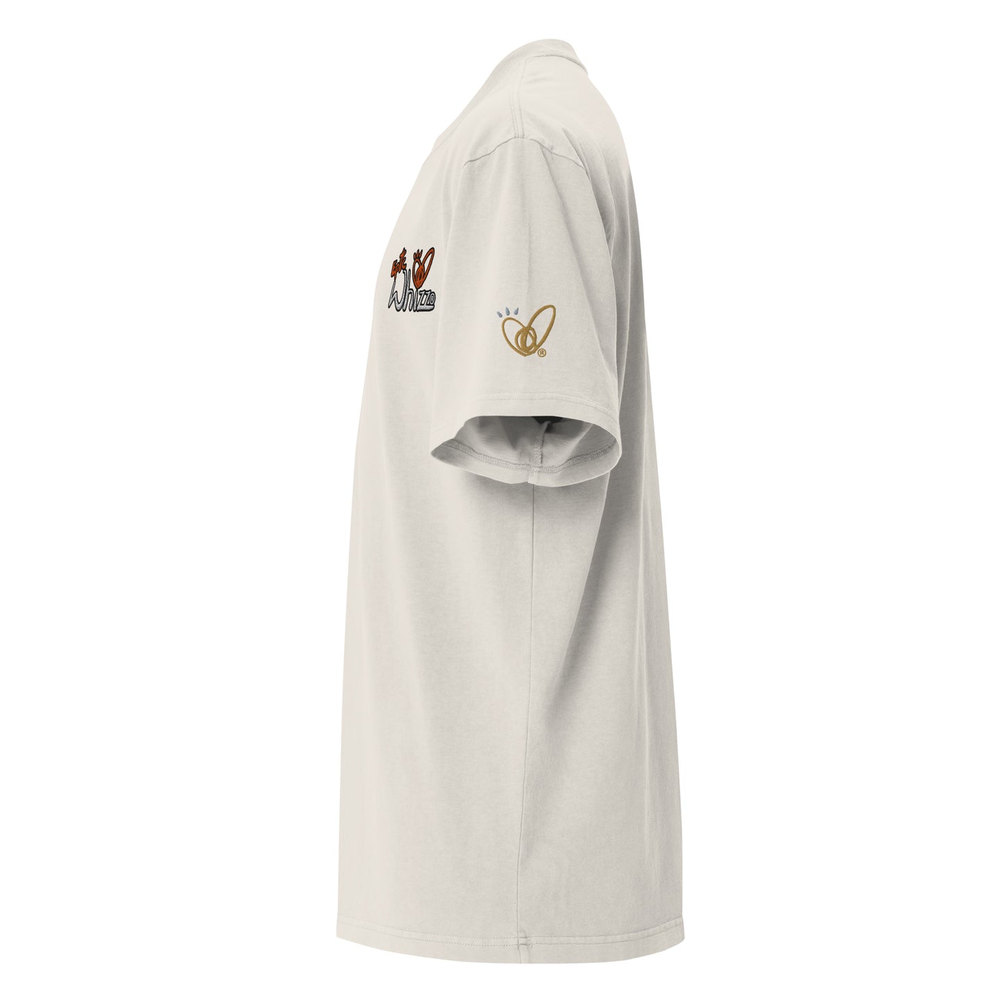 Epic Whizz® Logo Embroidered_Oversized Faded T-shirt