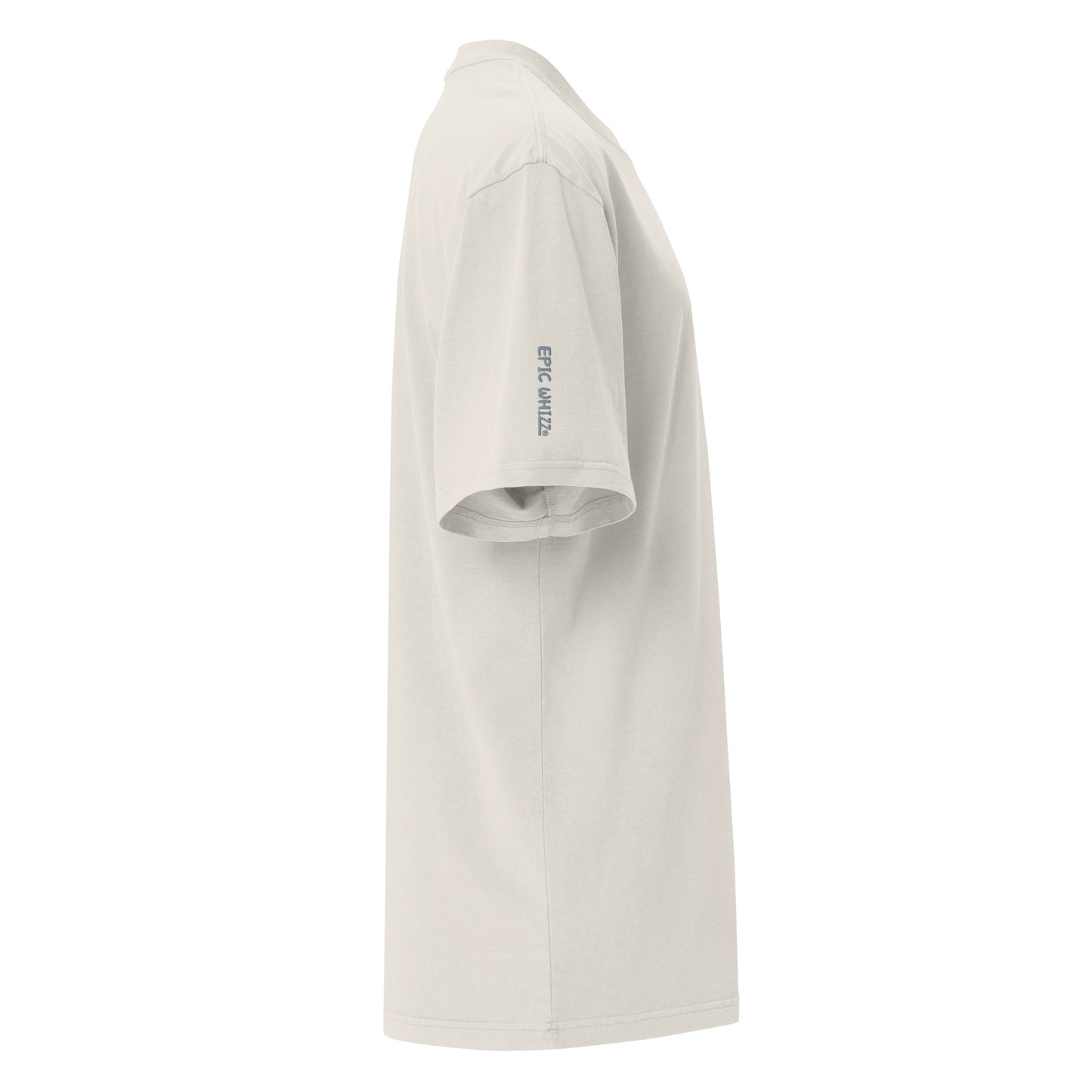 Epic Whizz® Logo Embroidered_Oversized Faded T-shirt