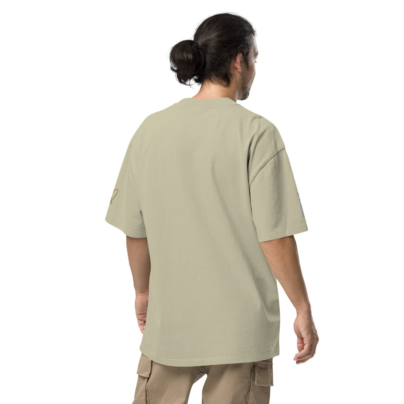 Epic Whizz® Logo Embroidered_Oversized Faded T-shirt