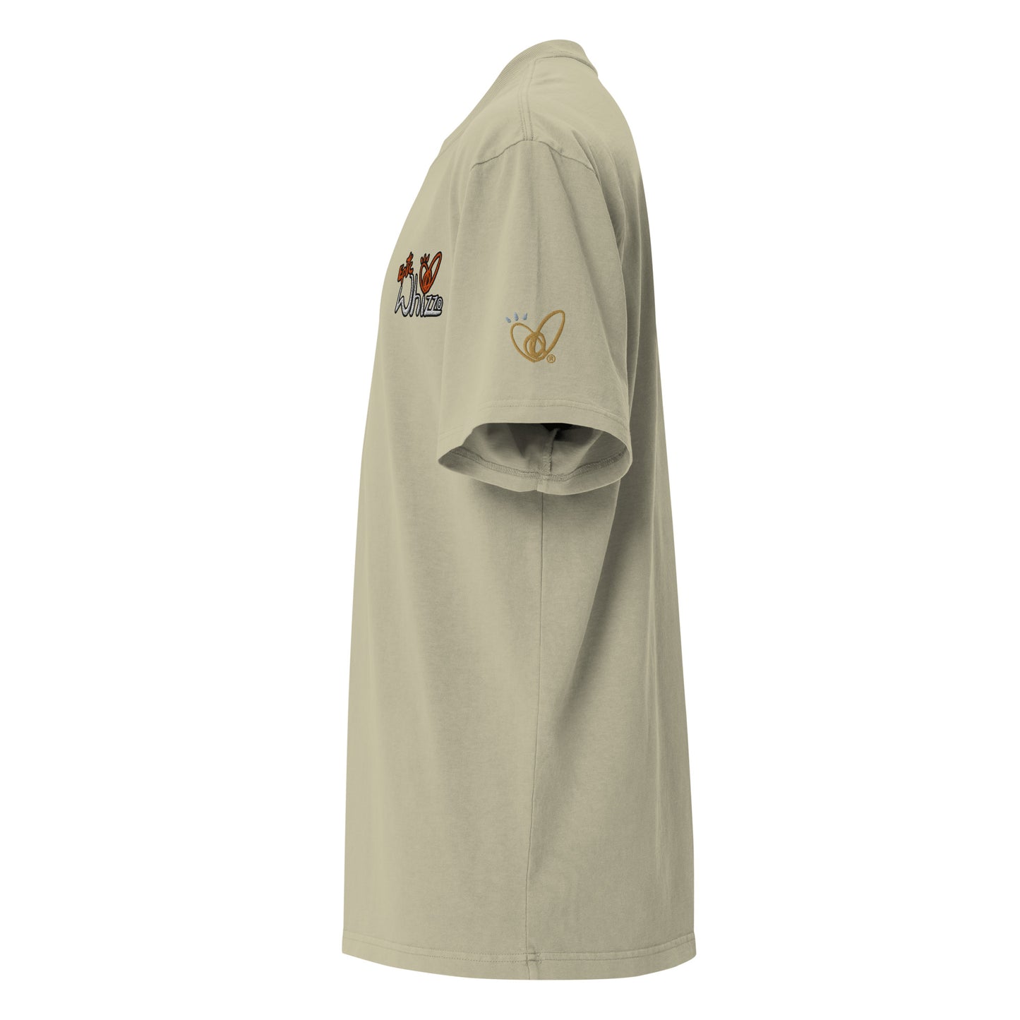 Epic Whizz® Logo Embroidered_Oversized Faded T-shirt