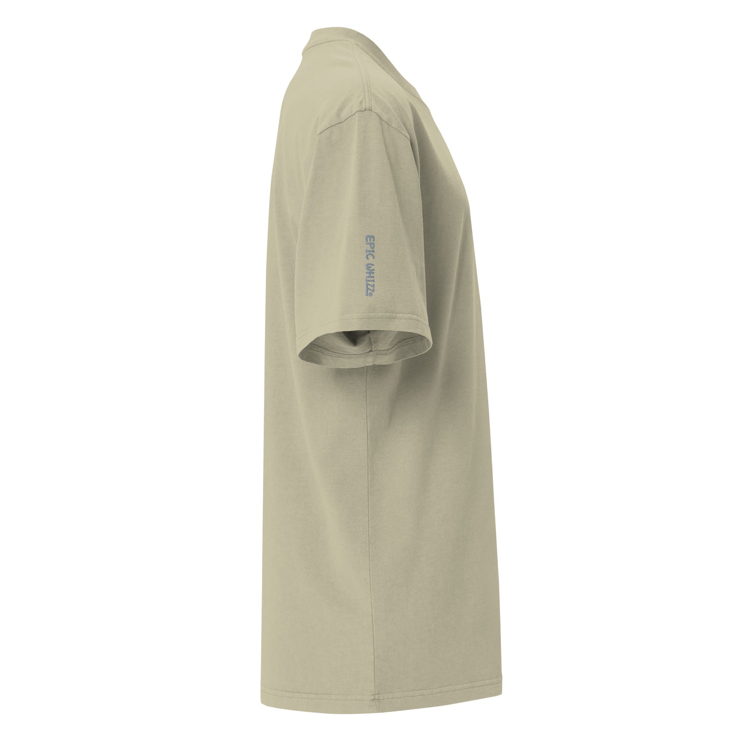 Epic Whizz® Logo Embroidered_Oversized Faded T-shirt