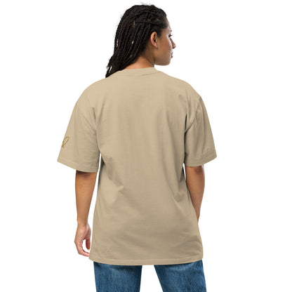 Epic Whizz® Logo Embroidered_Oversized Faded T-shirt