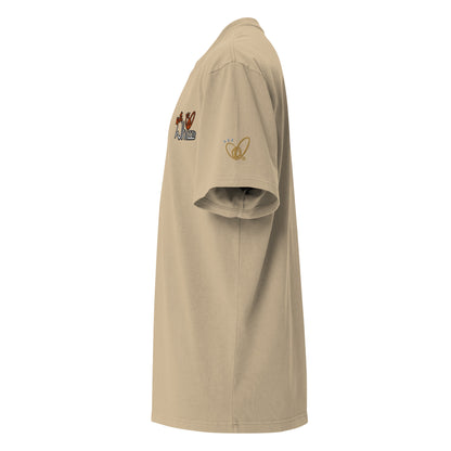 Epic Whizz® Logo Embroidered_Oversized Faded T-shirt