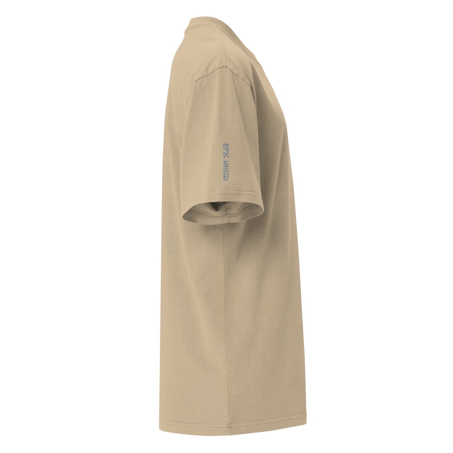 Epic Whizz® Logo Embroidered_Oversized Faded T-shirt