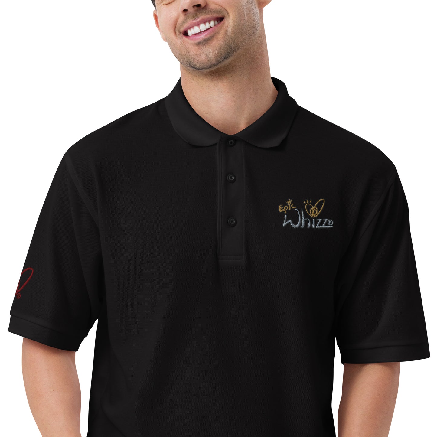 Epic Whizz®_Embroidery_Men's Premium Polo