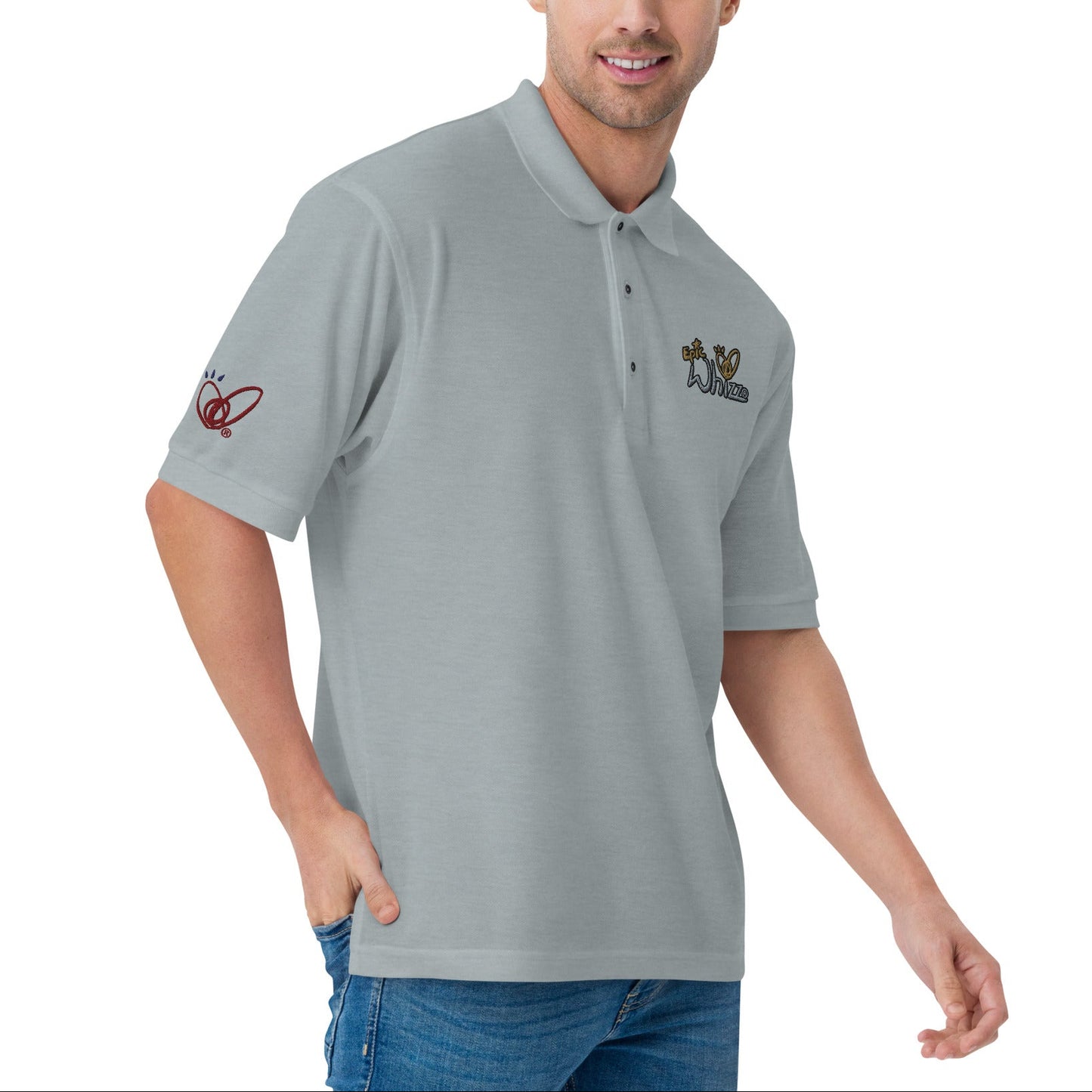 Epic Whizz®_Embroidery_Men's Premium Polo
