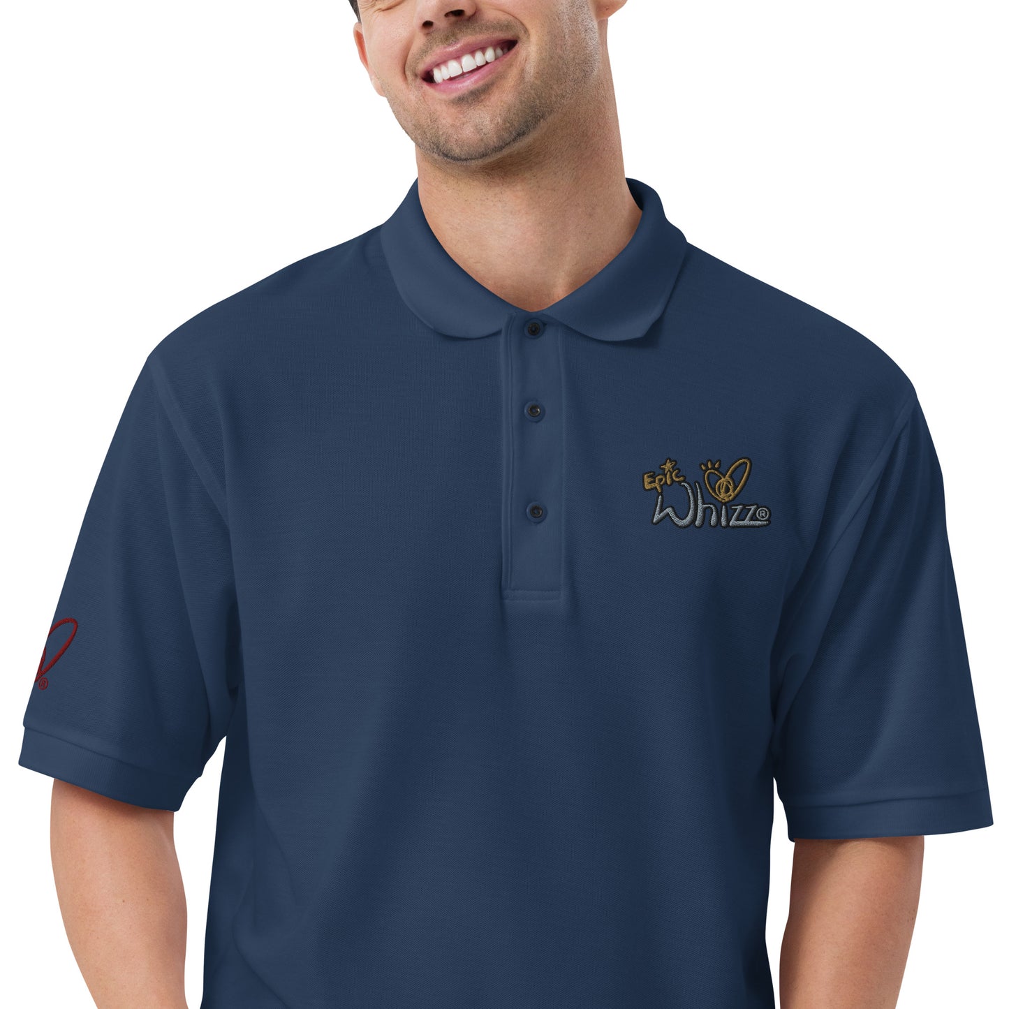Epic Whizz®_Embroidery_Men's Premium Polo