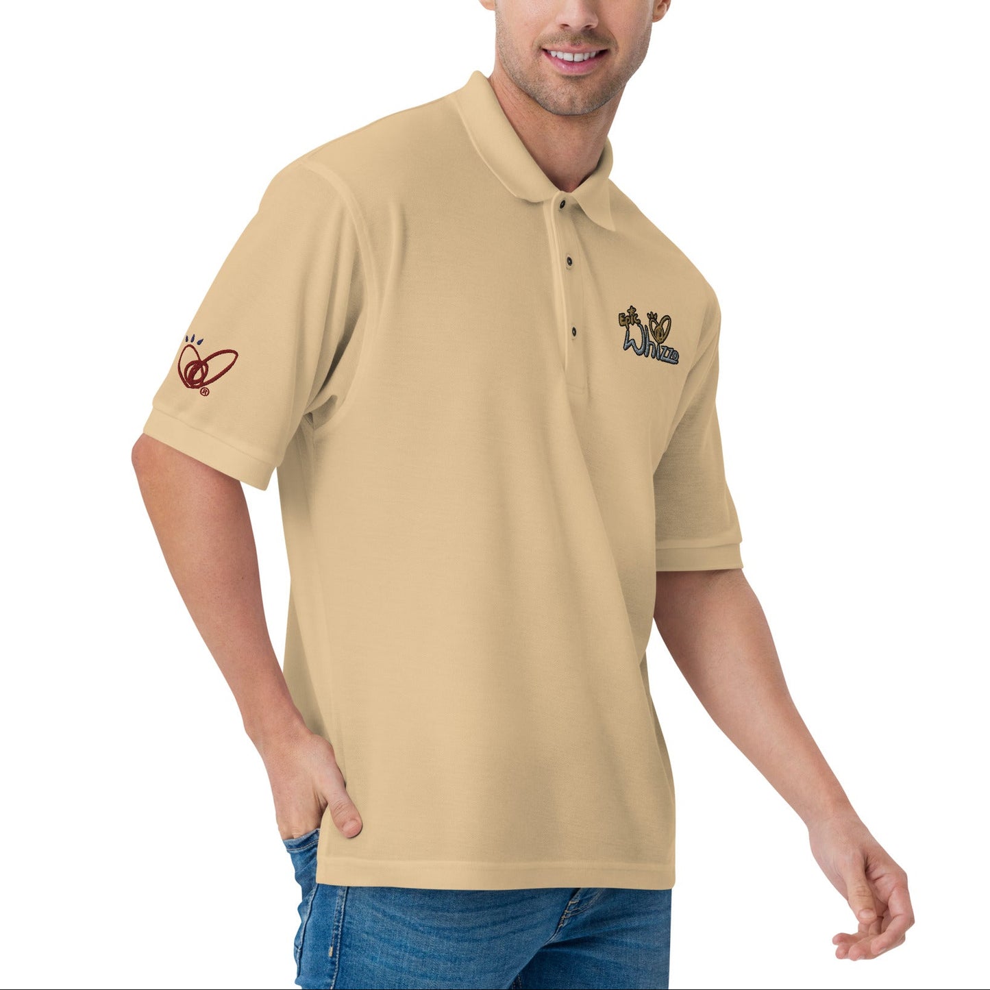 Epic Whizz®_Embroidery_Men's Premium Polo