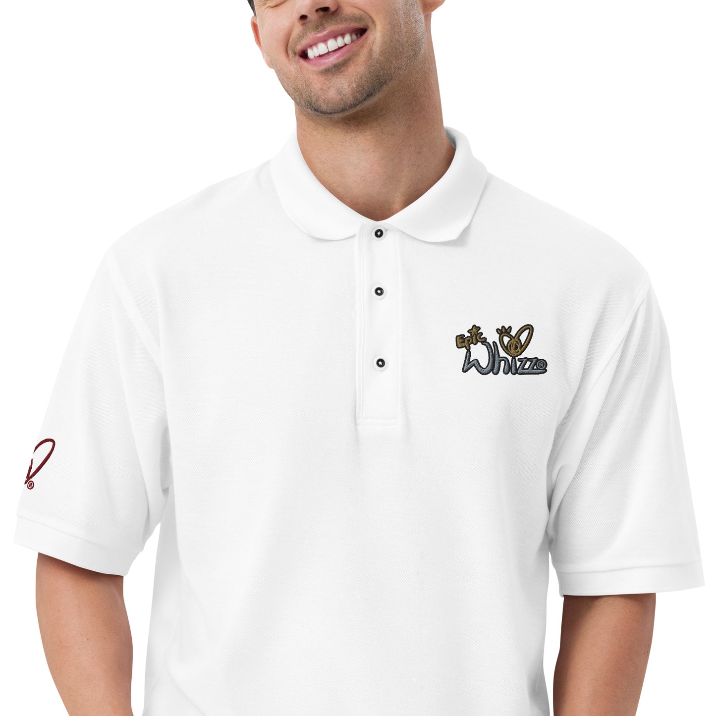 Epic Whizz®_Embroidery_Men's Premium Polo