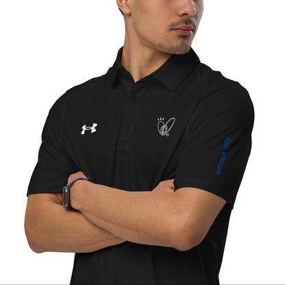 Epic Whizz® Heart-Embroidered_Under Armour® Men's Polo Shirt