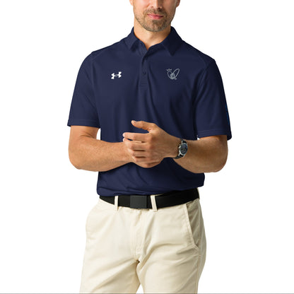 Epic Whizz® Heart-Embroidered_Under Armour® Men's Polo Shirt