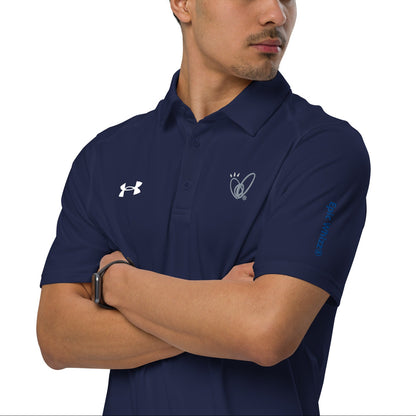 Epic Whizz® Heart-Embroidered_Under Armour® Men's Polo Shirt