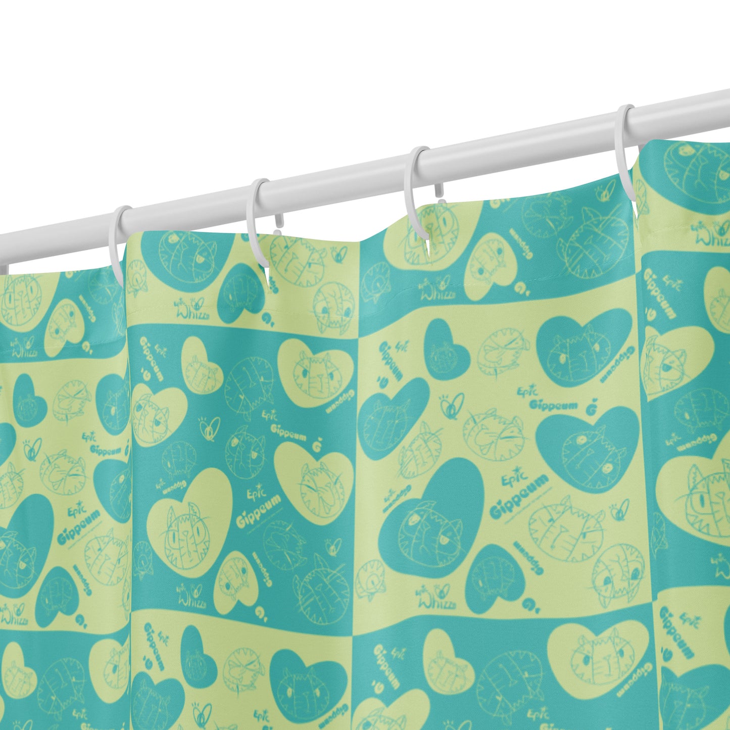Gippeum-Pattern_Shower Curtain