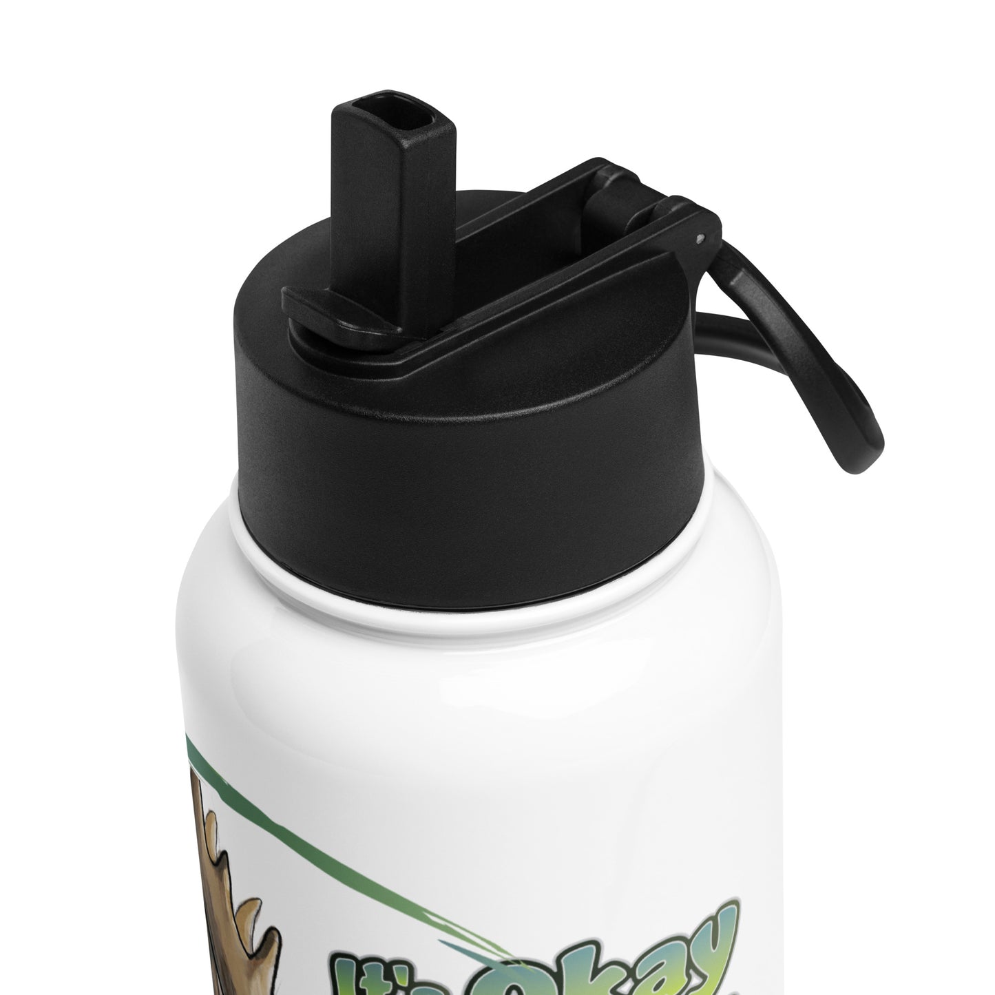 The Child_Stainless Steel Water Bottle with a Straw Lid