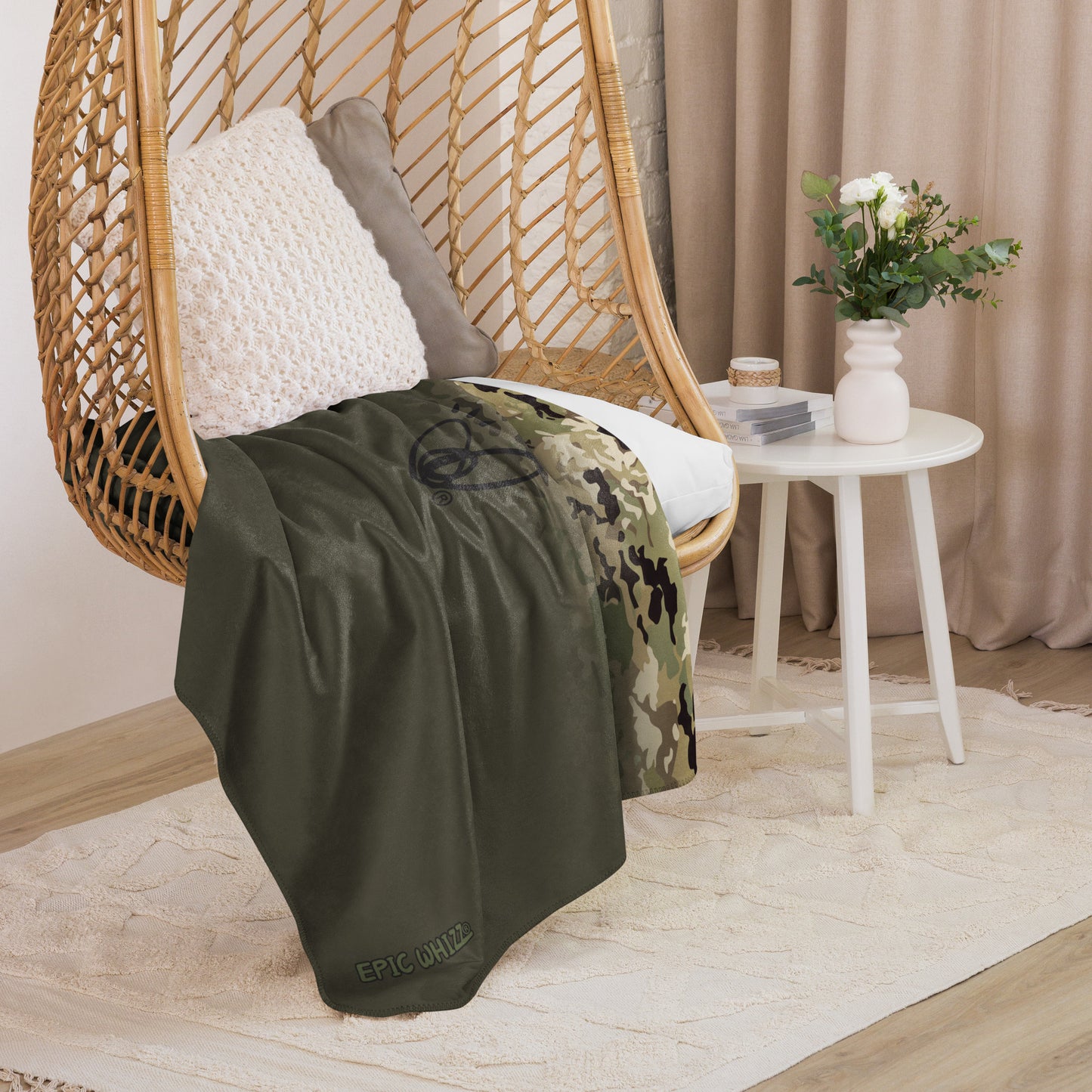 Epic Whizz® Camouflage-1_Sherpa Blanket