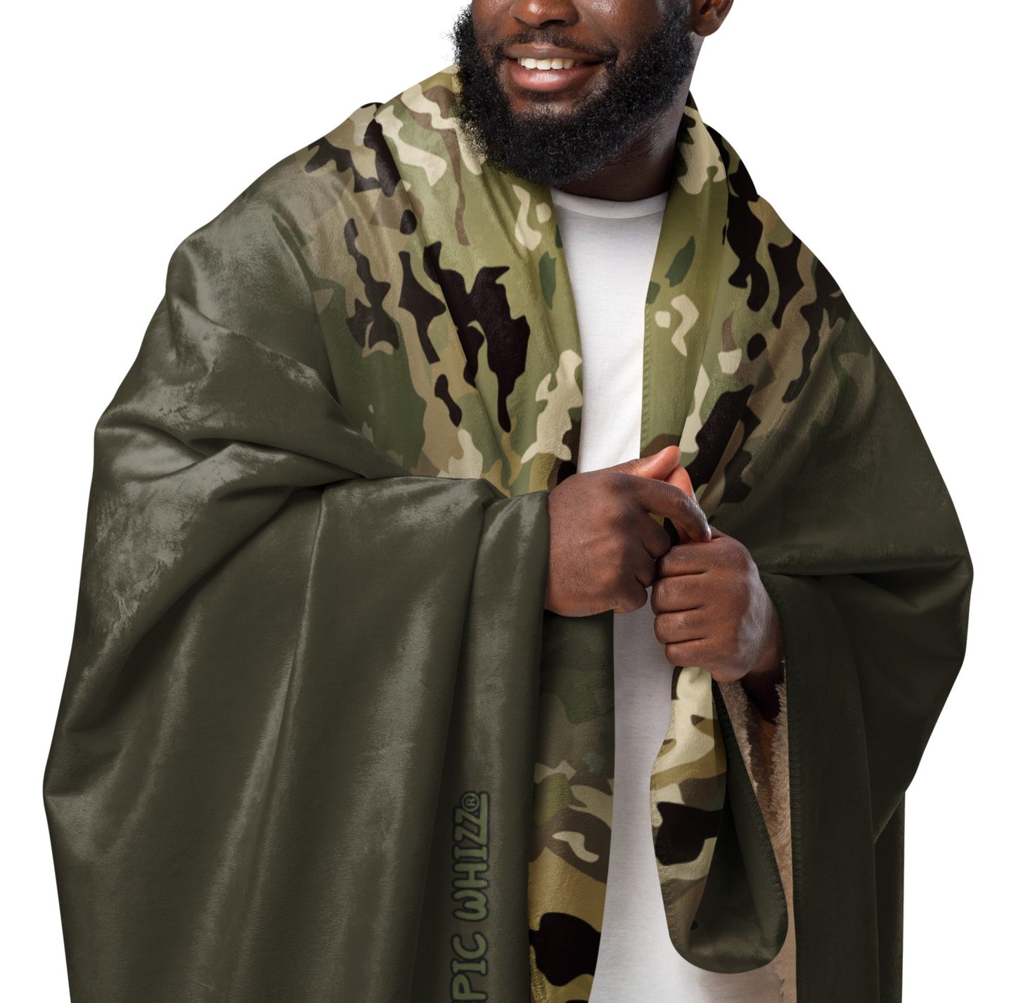 Epic Whizz® Camouflage-1_Sherpa Blanket