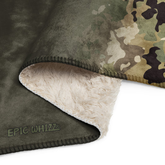 Epic Whizz® Camouflage-1_Sherpa Blanket