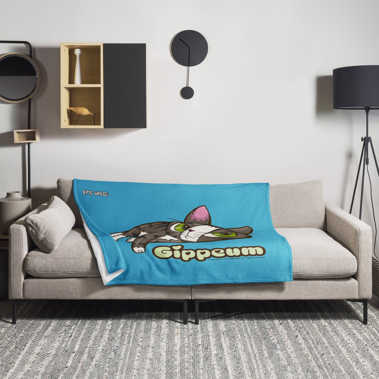 Gippeum-Summer Sky_Throw Blanket