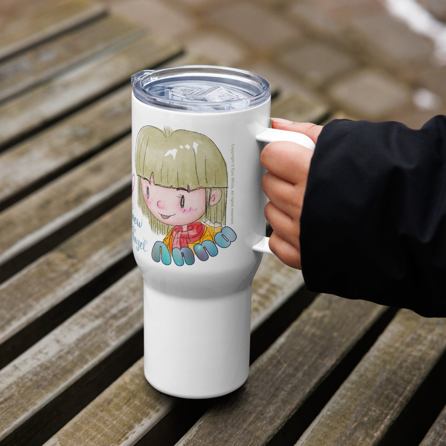 Anna_Travel Mug with a Handle